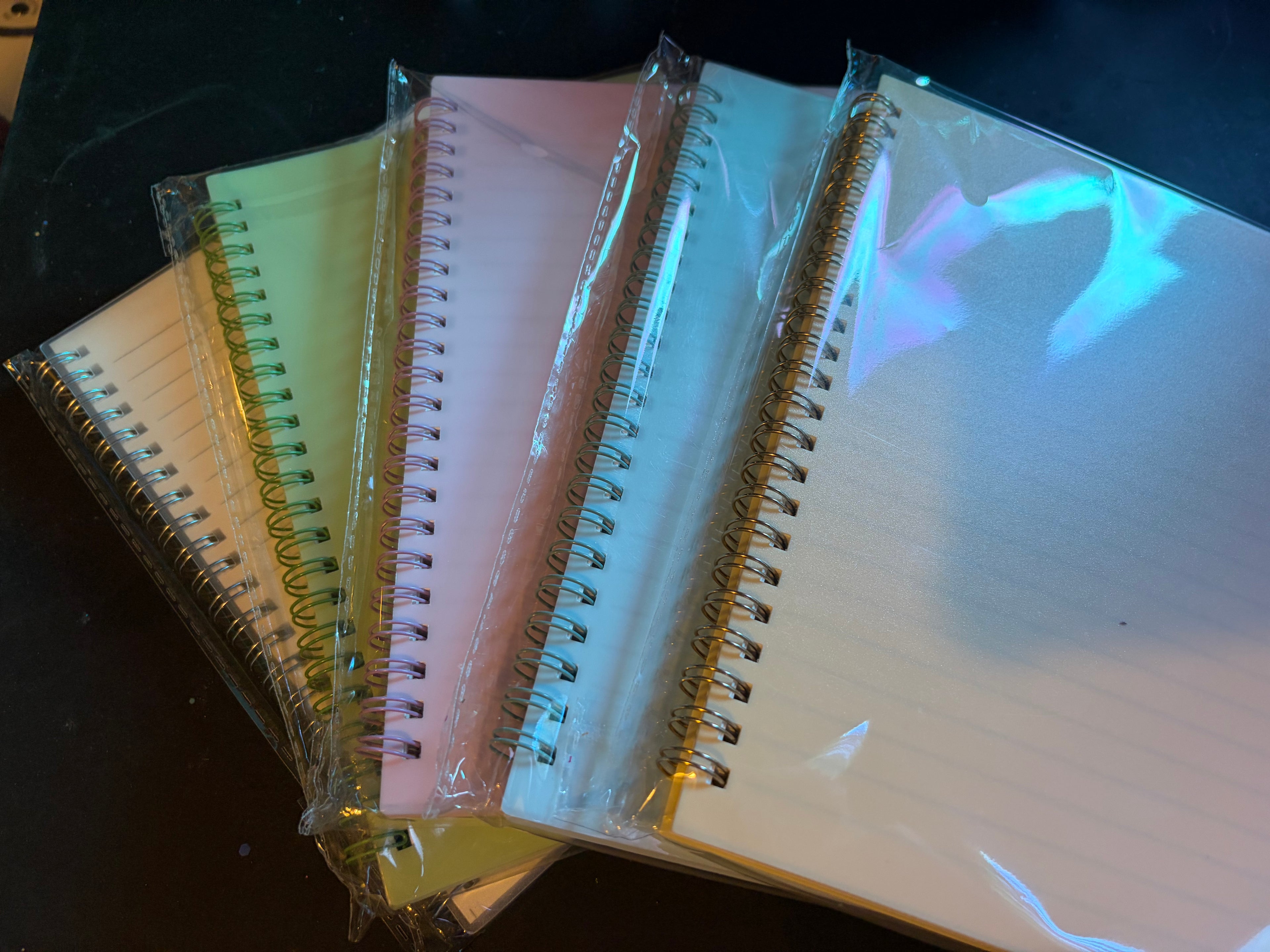 A5 hardback (plastic) notebook
