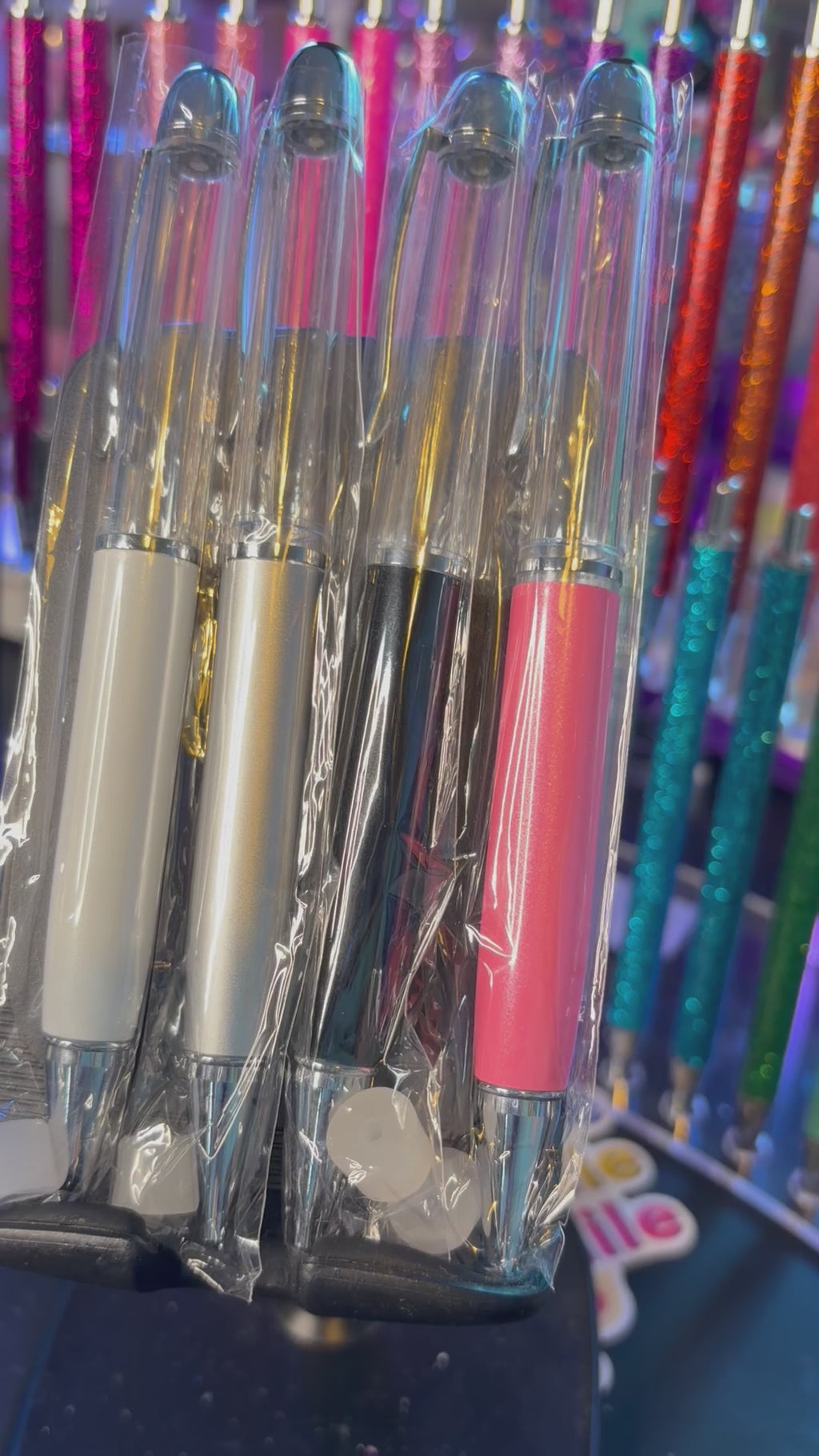 Snowglobe pens